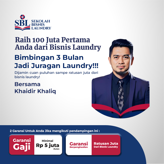 Pendampingan Jadi Juragan Laundry